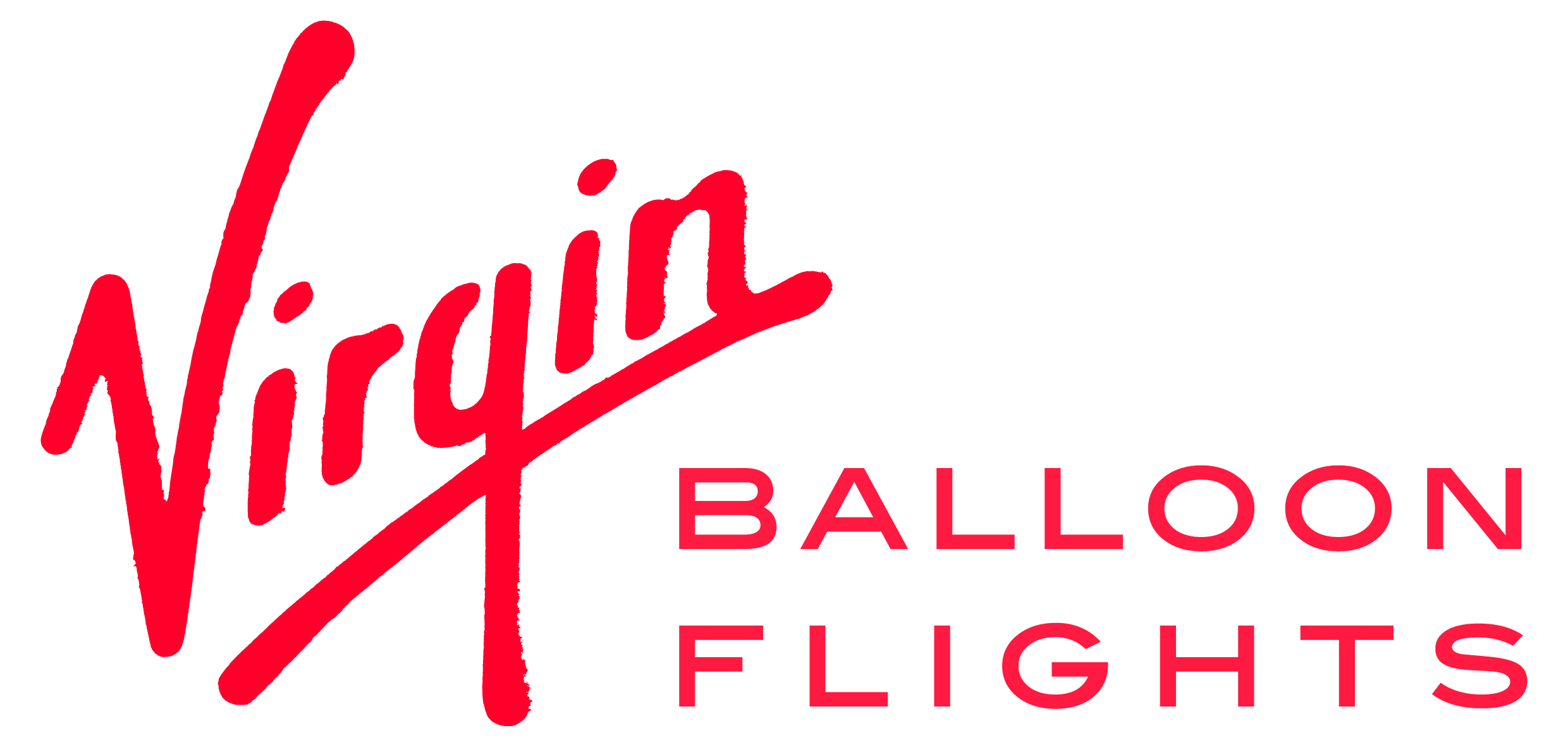 Virgin Balloon Flights logo red cmyk